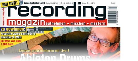 Recording Magazin 05/2010: Short feature about compressors Recording Magazin 05/2010: Short feature about compressors