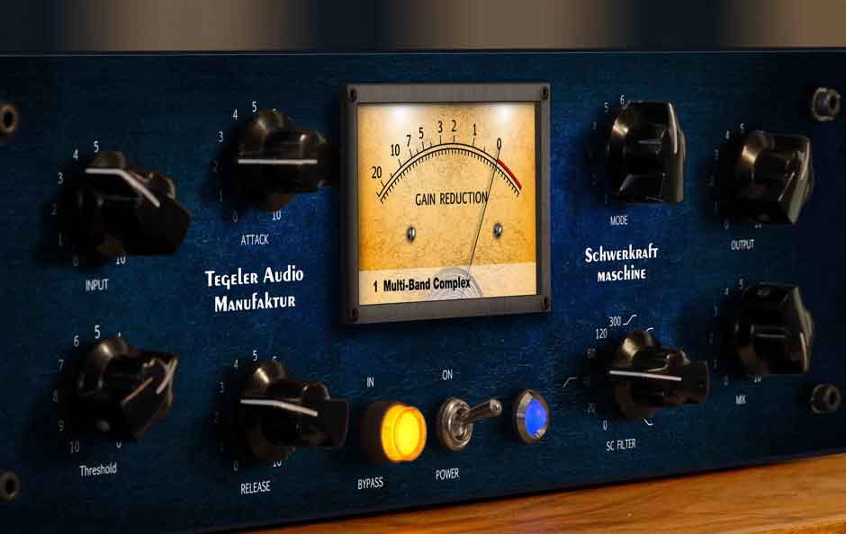 Schwerkraftmaschine - Remote Controllable Vari-Mu Mastering and Bus Compressor Schwerkraftmaschine - Remote Controllable Vari-Mu Mastering and Bus Compressor